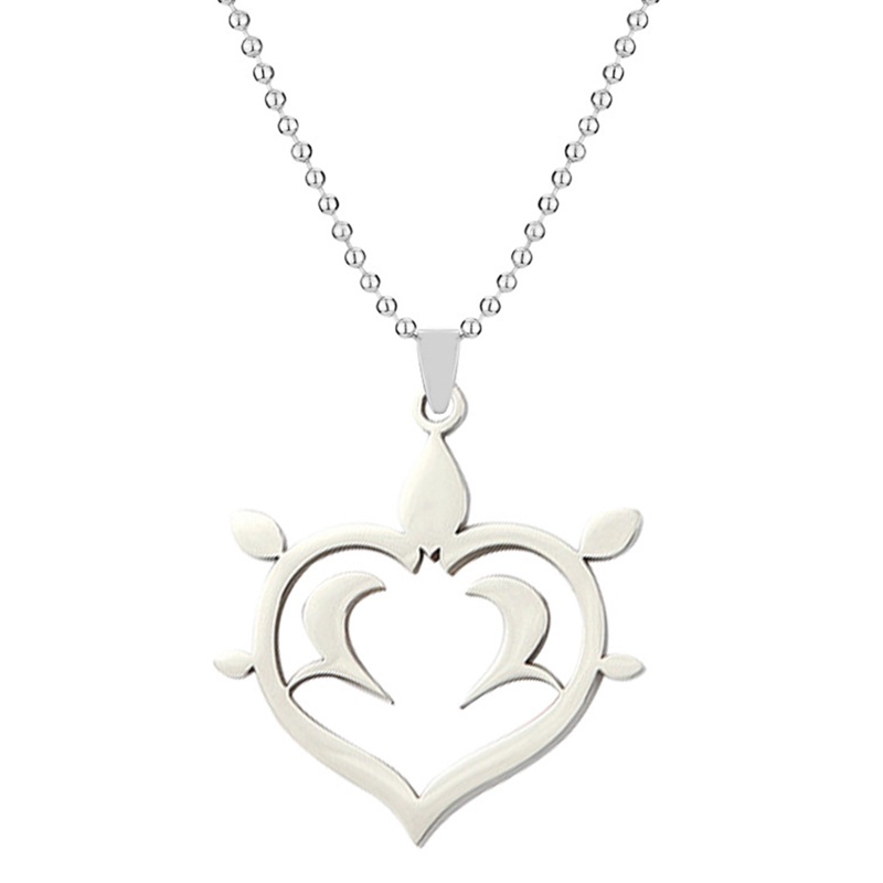 Vòng cổ Hình Hoa Genshin Impact Wind Thunder/Dùng Nước Lửa/ Đá/Lá Cây/Lá