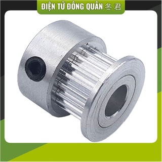 Truyền động puly gt2 trục 4mm 16 / 20 răng bề rộng 6mm