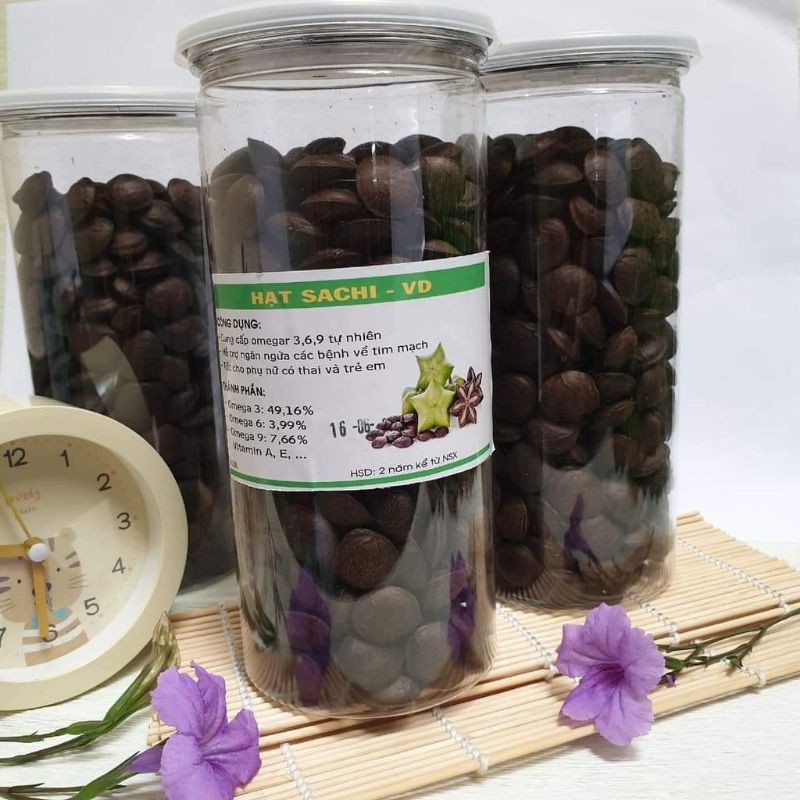 500gr Hạt Sachi Organic ĐăkLăk sấy chín, Hạt Sa chi Dak Lak đặc biệt ngon | BigBuy360 - bigbuy360.vn