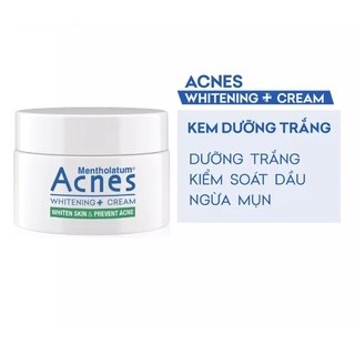 [Mẫu Mới] Sữa Rửa Mặt và Kem dưỡng Acnes pure white dưỡng trắng, kiềm dầu, giảm mun (50g)