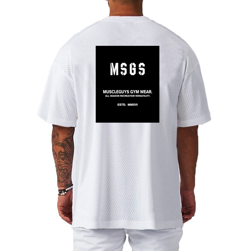 Áo Thun Thể Thao Tay Ngắn Phối Lưới Nhanh Khô Thời Trang Cho Nam