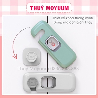 Khoá tủ lạnh, khoá tủ nhựa ABS cao cấp an toàn cho bé