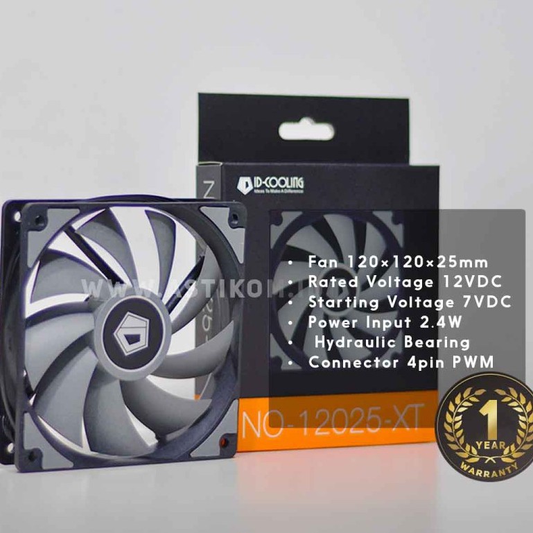 Vỏ Quạt Tản Nhiệt Id-Cooling No-12025-Xt 120mm Pwm No-Cooling No-12025-Xt 120mm Pwm Ốp