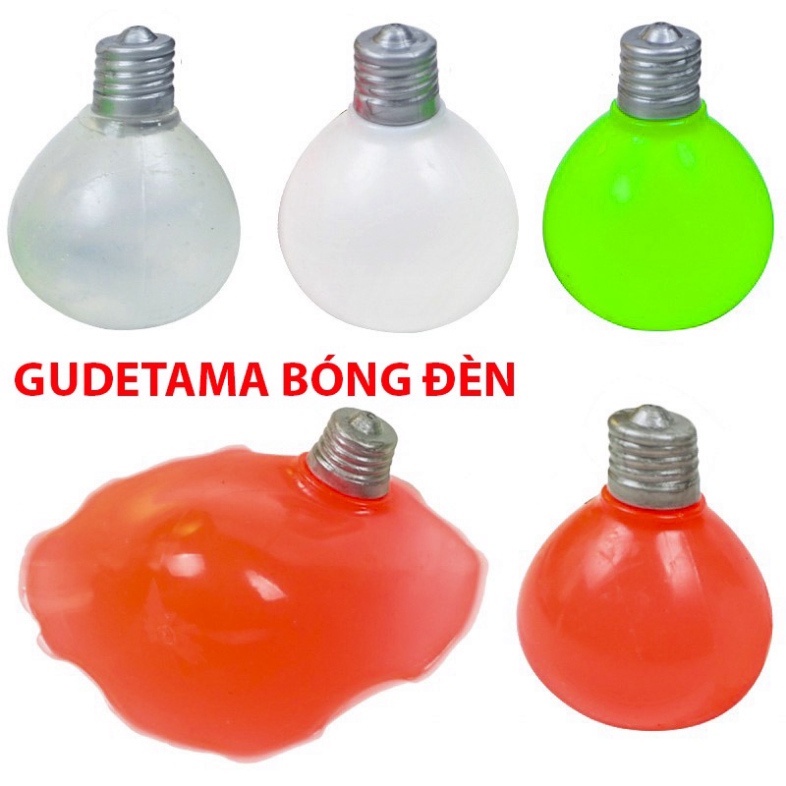 Squishy Gudetama hình cái Bóng Đèn Nhiều Màu độc đáo dễ thương bóp xả stress hiệu quả