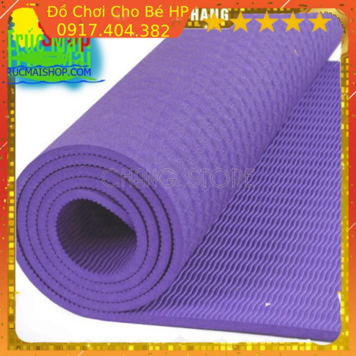 [SIÊU SALE] Thảm tập Yoga/ Gym TPE 2 LỚP Cao Su Non Dày, Êm Chống trơn tuột Trượt ✅  Đồ Chơi Trẻ Em HP