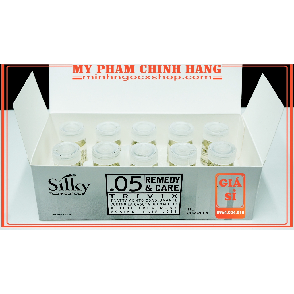 Tinh chất chống rụng kích mọc tóc SILKY TRIVIX TREATMENT hộp 10X10ml chính hãng