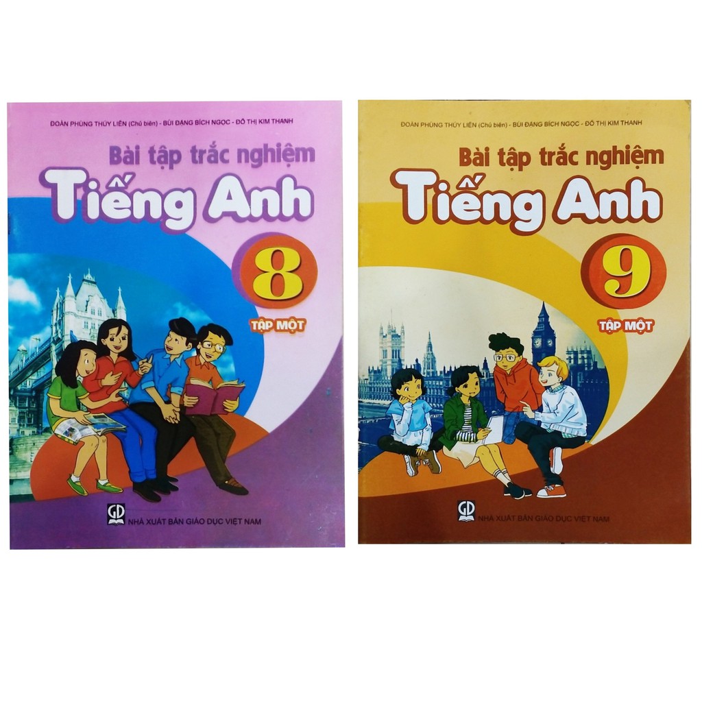 Sách - Bài tập trắc nghiệm tiếng anh lớp 8 ( tập 1), lớp 9 ( tập 1 )