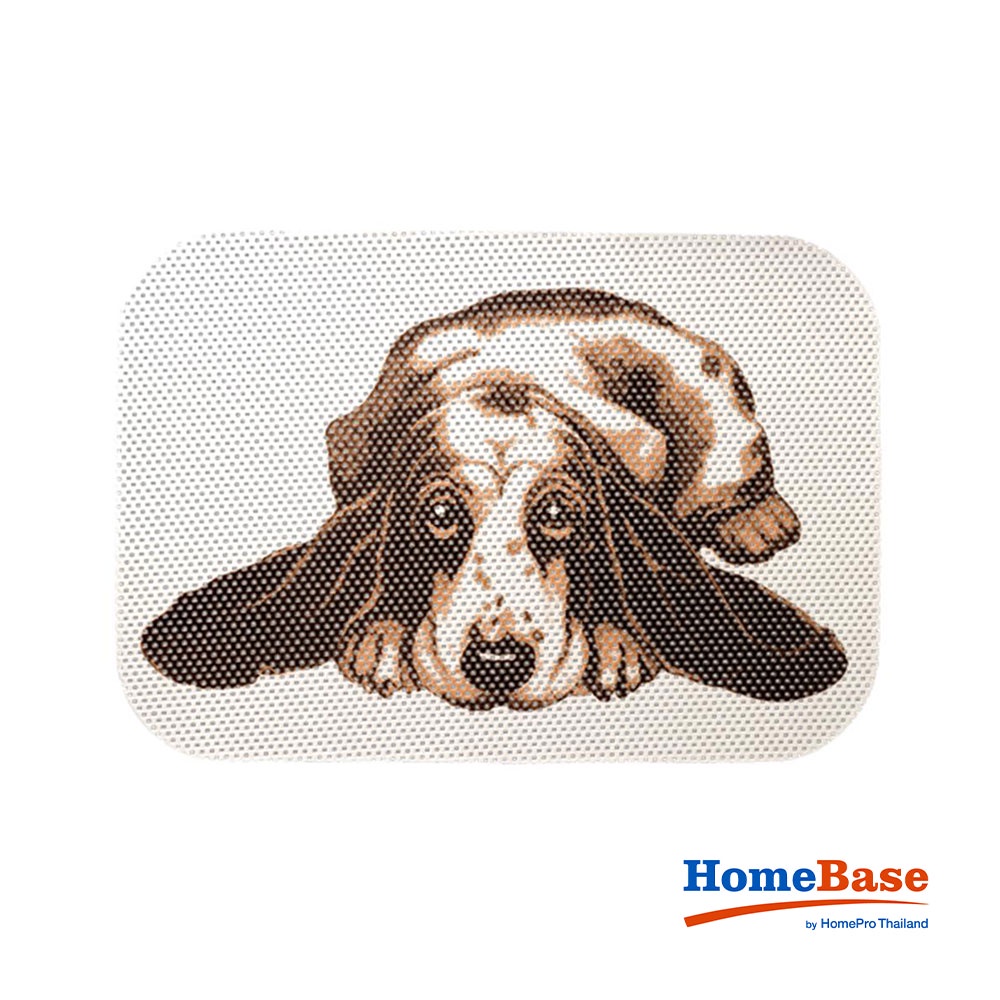 HomeBase MOYA Thảm lót sàn lau chân phòng tắm Thái Lan 47x70cm Hình con chó