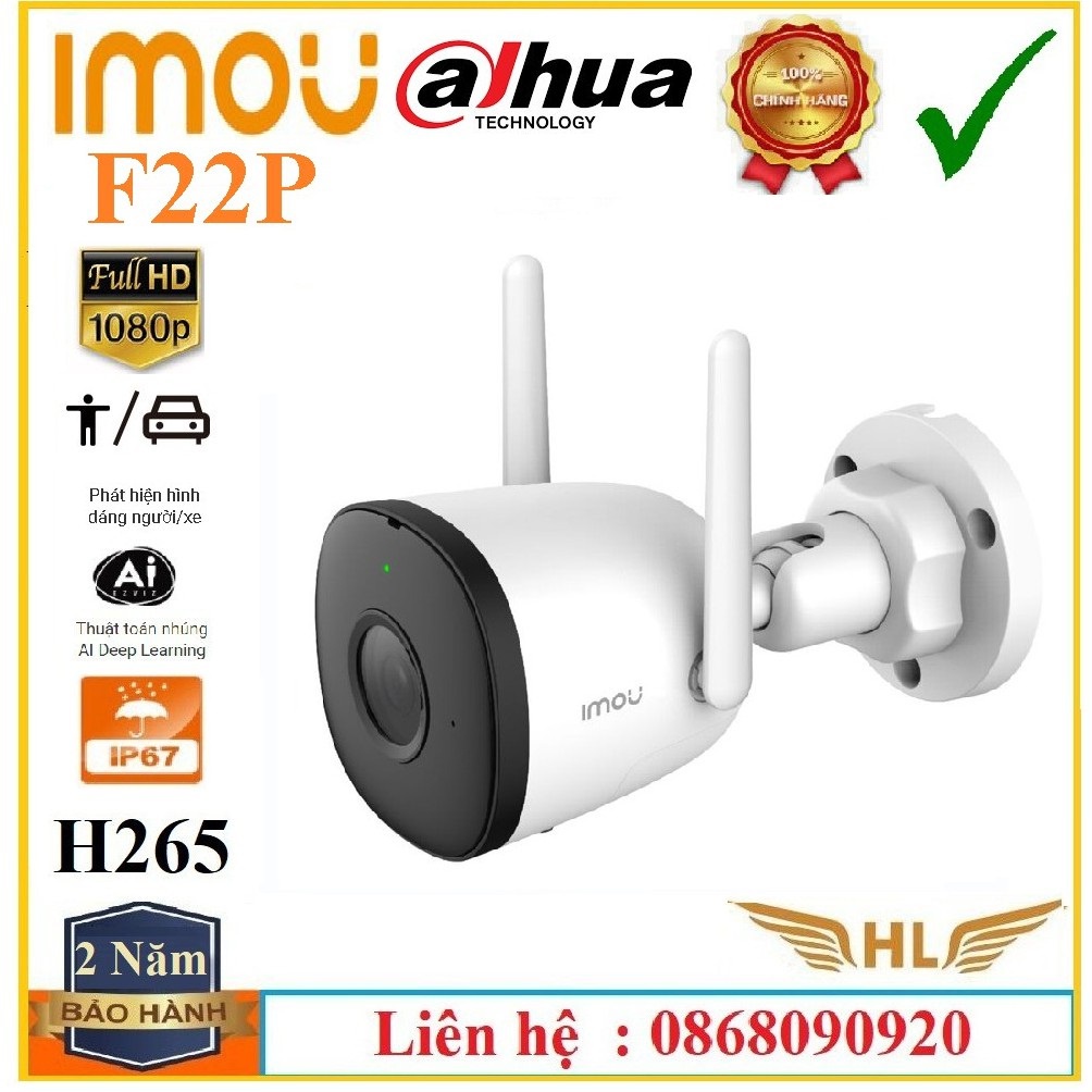 Camera IP Wifi Siêu Nét Ngoài Trời 4Mp 1440P Imou G42P -Hàng Chính Hãng