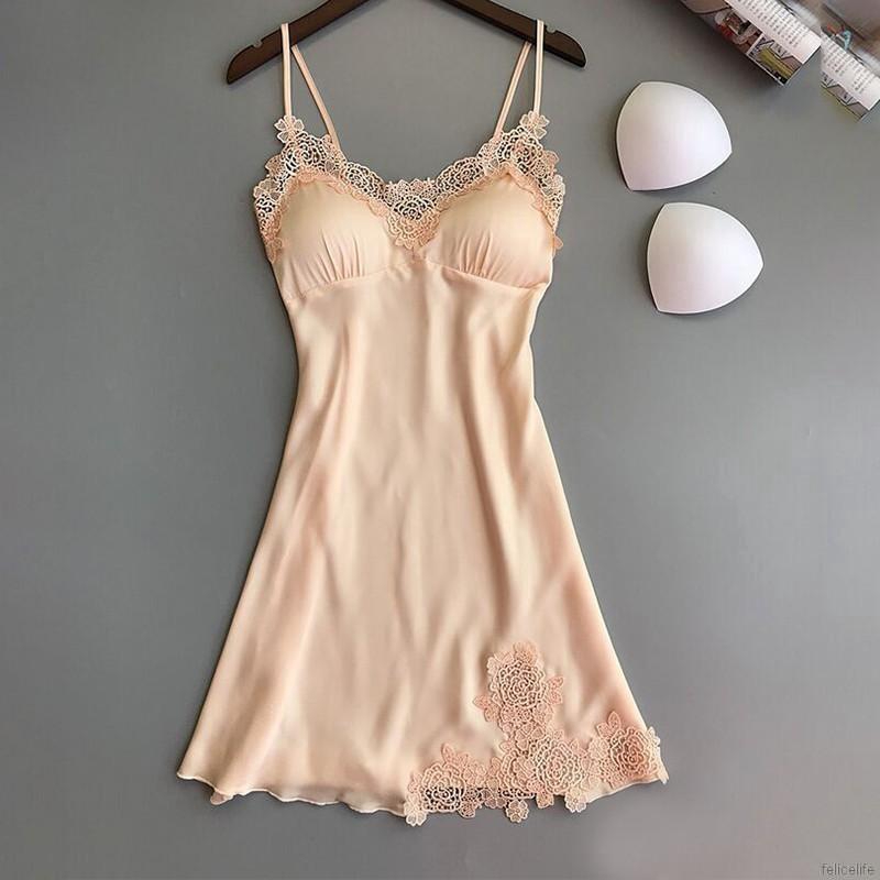 Đầm ngủ ren hai dây quyến rũ