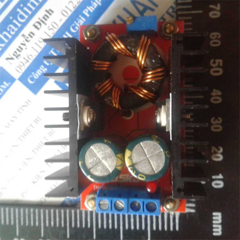 Module BOOST (TĂNG ÁP) DC-DC 150W, in:10-32V, out:12-35V kde0314