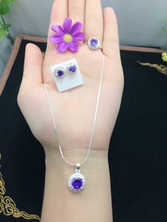 Bộ trang sức bạc ta hạt tròn