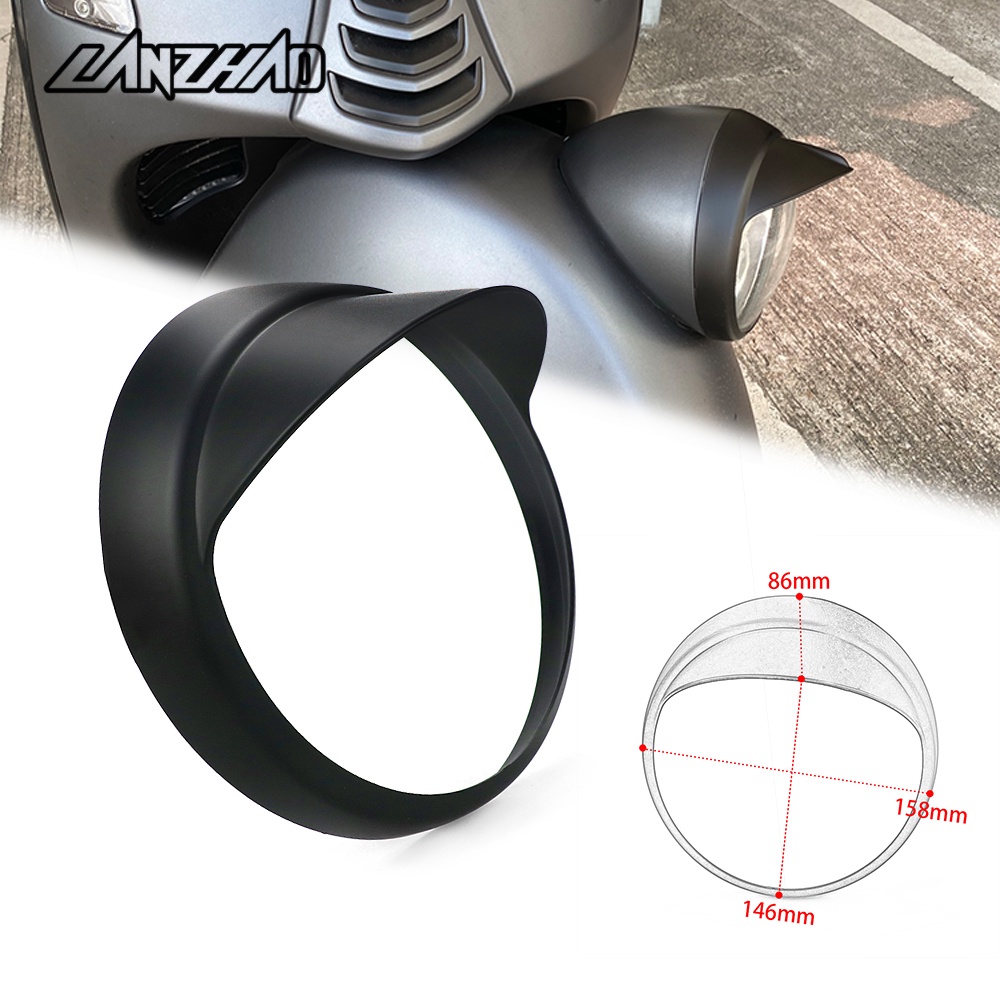Lưới Tản Nhiệt Màu Đen Nhám Gắn Phía Trước Xe VESPA GTV 300 LX125