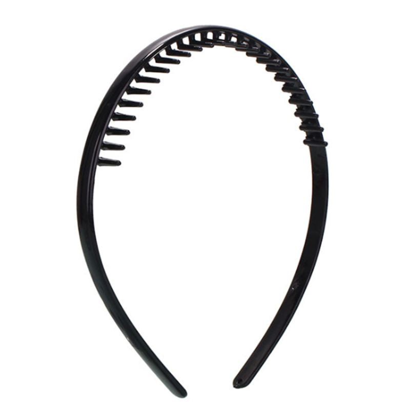 Cài tóc bằng nhựa có răng lược giữ tóc tiện lợi cho nam và nữ 8mm