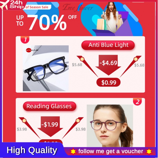 Kính Cận Gọng Kim Loại Chống Tia Uvlaik Thời Trang Nam Nữ -1.0 -1.5 -2.0 -2.5 -3.0 3.