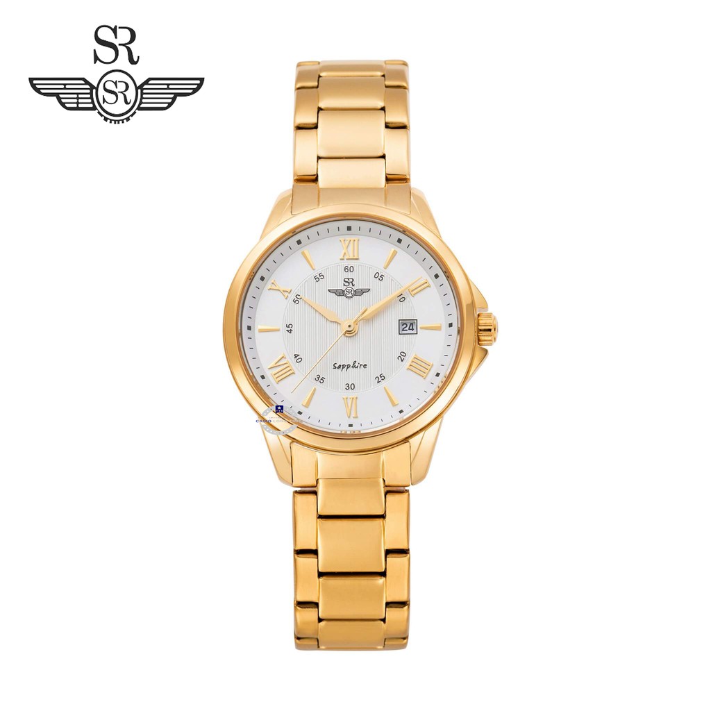 Đồng hồ nữ chính hãng SR WATCH SL3006.1402CV mặt mạ màu vàng tinh tế sang trọng quý phái bảo hành 12 tháng toàn quốc