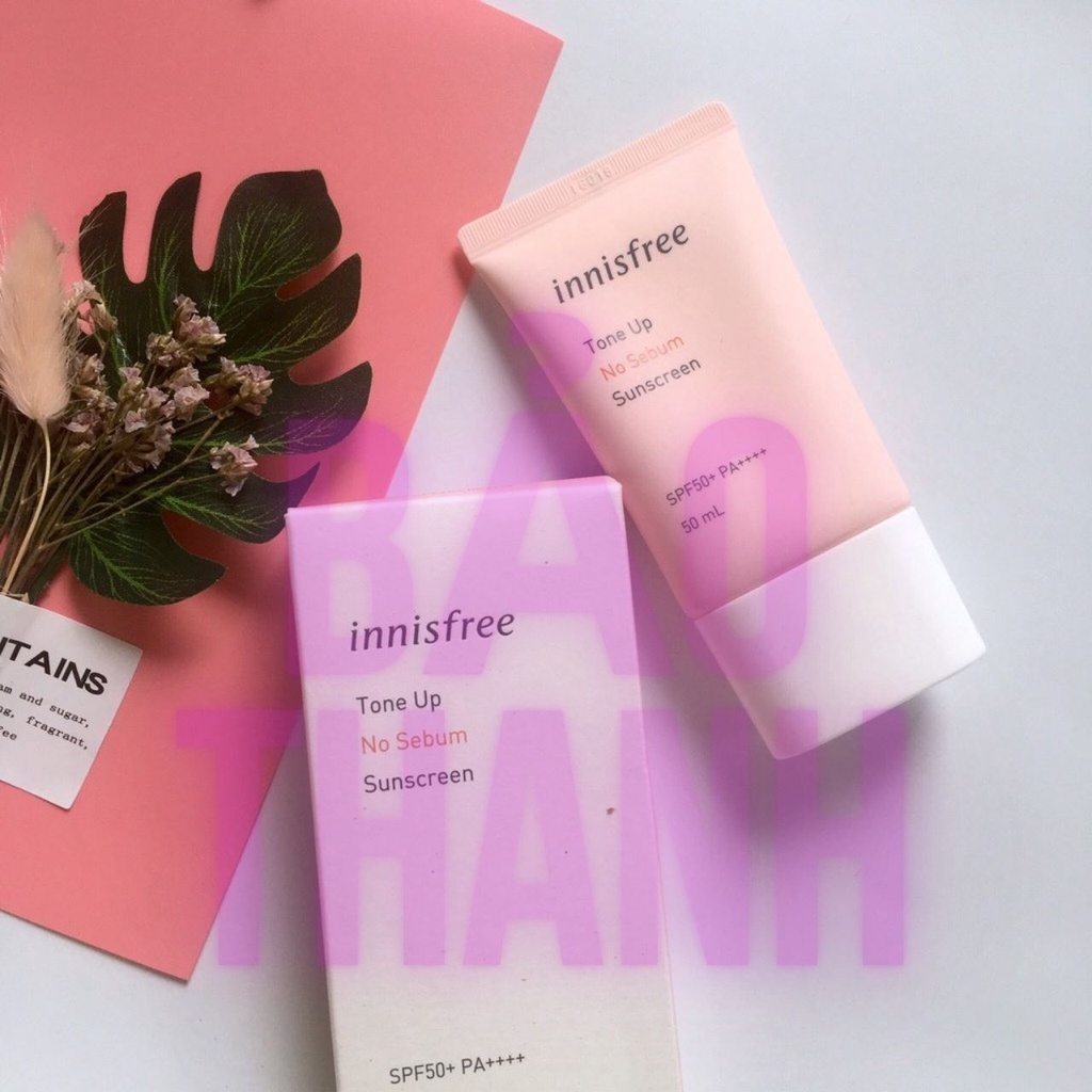 Kem Chống Nắng Kiềm Dầu và Nâng Tông Da Innisfree Tone Up No Sebum Sunscreen SPF50 PA++++ (50ml)_bao_thanh.cosmetic | BigBuy360 - bigbuy360.vn