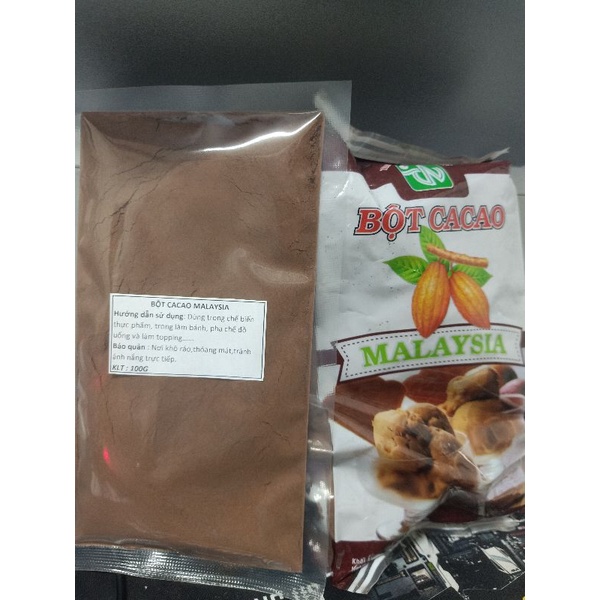 Bột Cacao Malaysia_100g ( chiết lẻ )