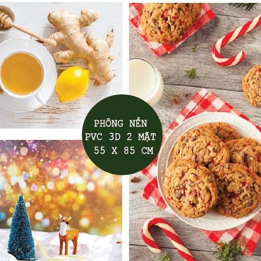 Phông Nền 2 Mặt 3D siêu HOT giả vân gỗ, vân đá, tường gạch, xi măng làm background chụp ảnh sản phẩm