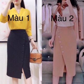 Bán sỉ Chân váy bút chì xẻ trước