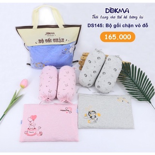 Bộ gối chặn sơ sinh vỏ đỗ Dokma