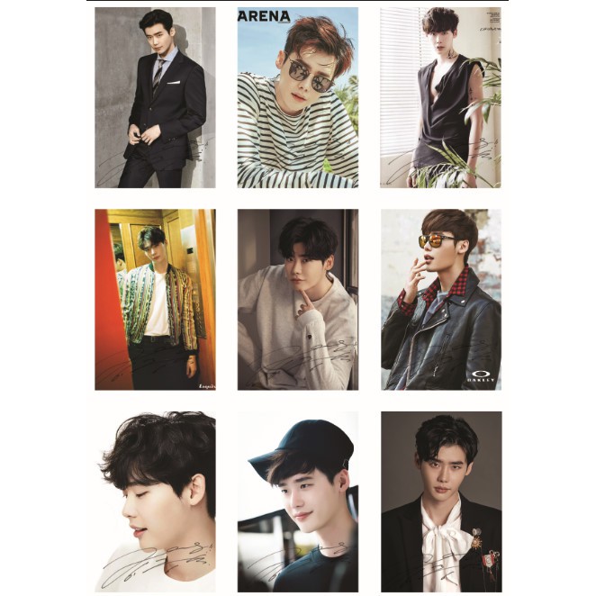 Lomo card ảnh Lee Jong Suk Có chữ ký full 36 ảnh