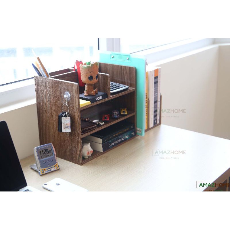Kệ Tài Liệu Để Bàn Bằng Gỗ, Để Các loại Giấy Tờ Tài Liệu Văn Phòng BS01 | BigBuy360 - bigbuy360.vn