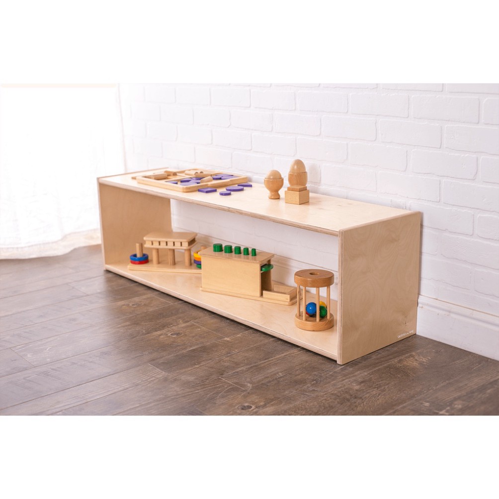 Kệ gỗ thông montessori Đựng Đồ Chơi Cho Bé, Đồ Dùng Trẻ Em, Bỉm Sữa,Sách Vở