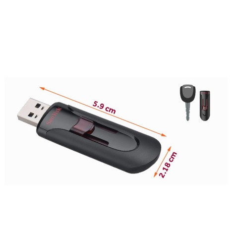 Usb Sandisk CZ600 - 16GB-32GB chuẩn 3.0 tốc độ 100Mb/s