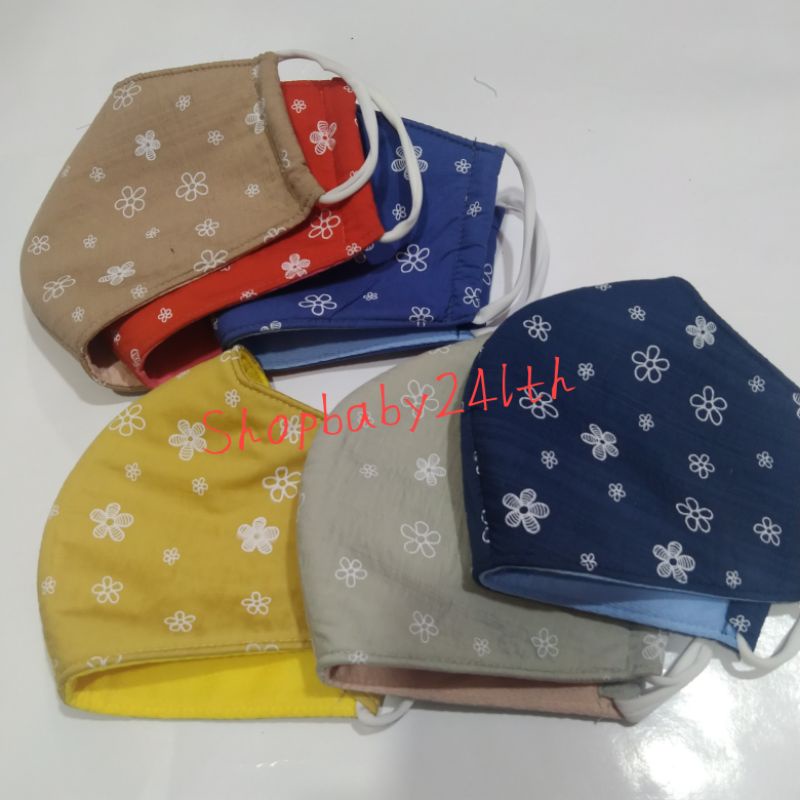 Khẩu trang vải cao cấp 3 lớp  chống nắng, gió lùa, thoáng mát, bảo vệ hiệu quả đi nắng, chống bụi