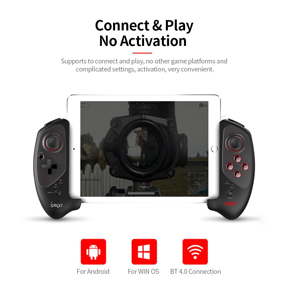 Tay cầm chơi game iPEGA PG - 9083S Red Bat Bluetooth Gamepad cho iOS / Android / PC / WIN