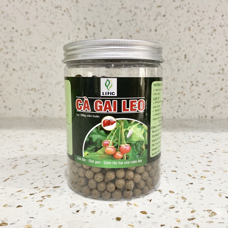 Viên cà gai leo cao mật nhân Dưỡng Sinh Đường 400g, phòng ung thư, giải rượu, giảm viêm gan, mụn nhọt, thanh lọc cơ thể