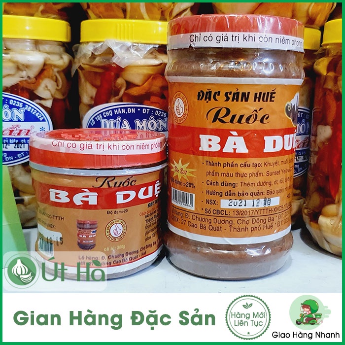 Mắm Ruốc Huế Bà Duệ Hủ 200gr/400gr Thơm Ngon Chuẩn Vị Bún Bò - Út Hà Đặc Sản
