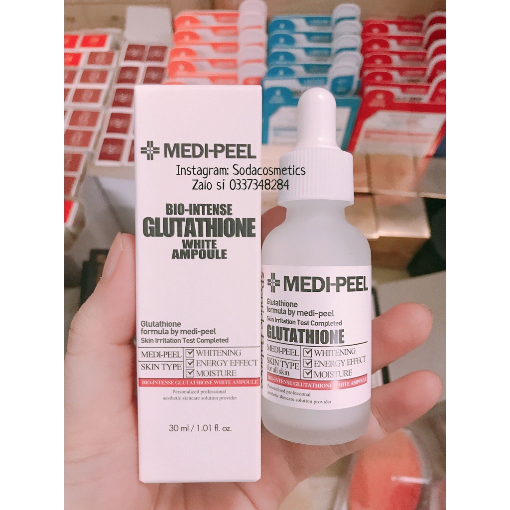 Serum Trắng Da MediPeel Glutathione 600 White Ampoule Serum 30ml