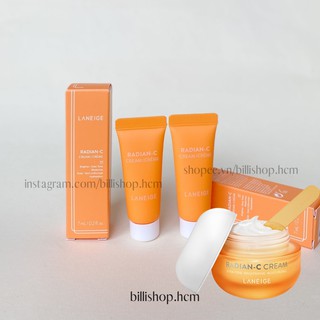 Minisize 7ML - Kem Dưỡng Laneige Sáng Da Làm Mờ Đốm Nâu Radian-C Cream