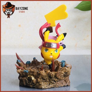 (Chất) Mô hình linh thú pikachu sasuke naruto sakura
