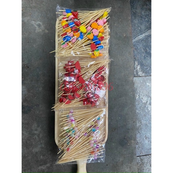 Tăm xiên tre trang trí 12cm