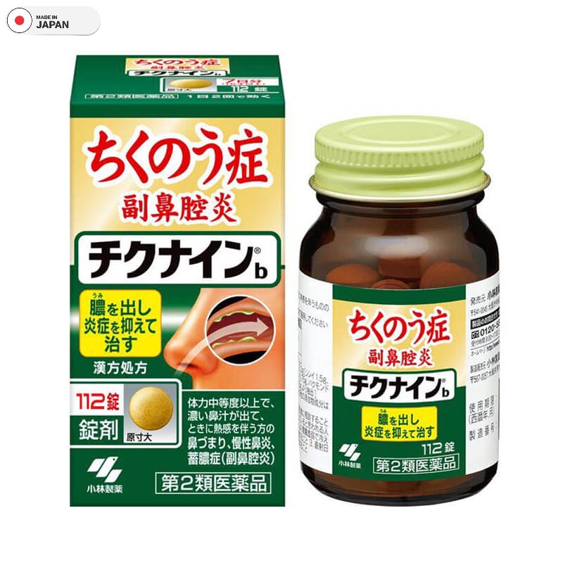 Viên uống xoang Nhật bản Kobayashi Chikunain 56/112/224 viên