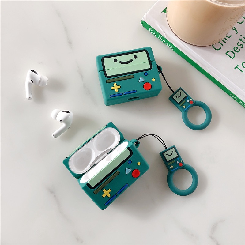 Vỏ Bảo Vệ Hộp Sạc Tai Nghe compatible AirPods Pro compatible AirPods3 compatible AirPods3 Pro Bằng Silicon Hình Máy Chơi Game Năm 2021