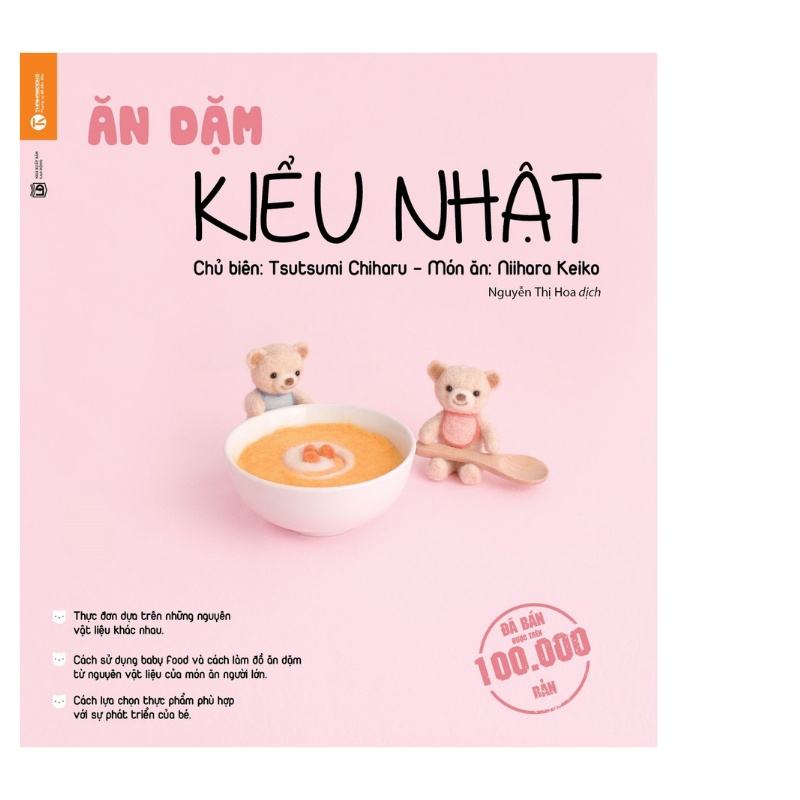 Sách Ăn dặm kiểu Nhật (Có thực đơn ăn dặm kèm nội dung) - Thái Hà