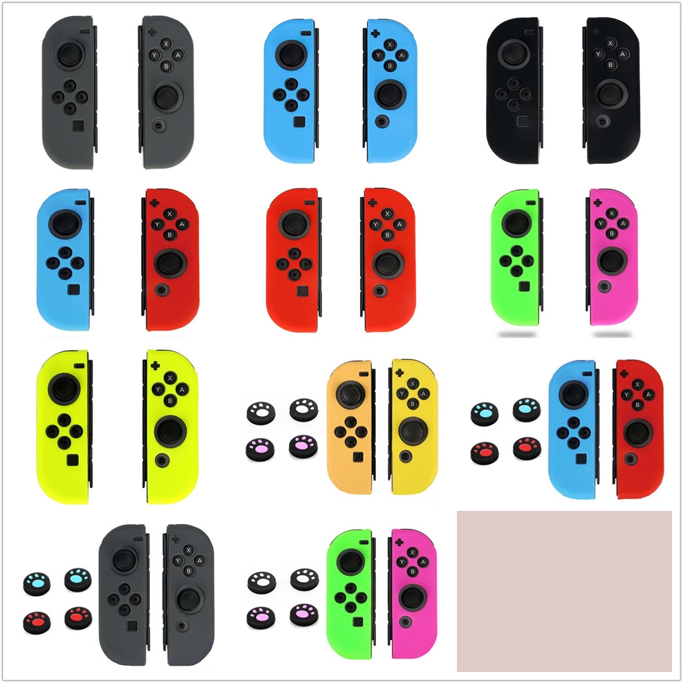 Vỏ Bọc Silicon Bảo Vệ Tay Cầm Chơi Game Nintendo Switch /Switch OLED Joy-Con Cover