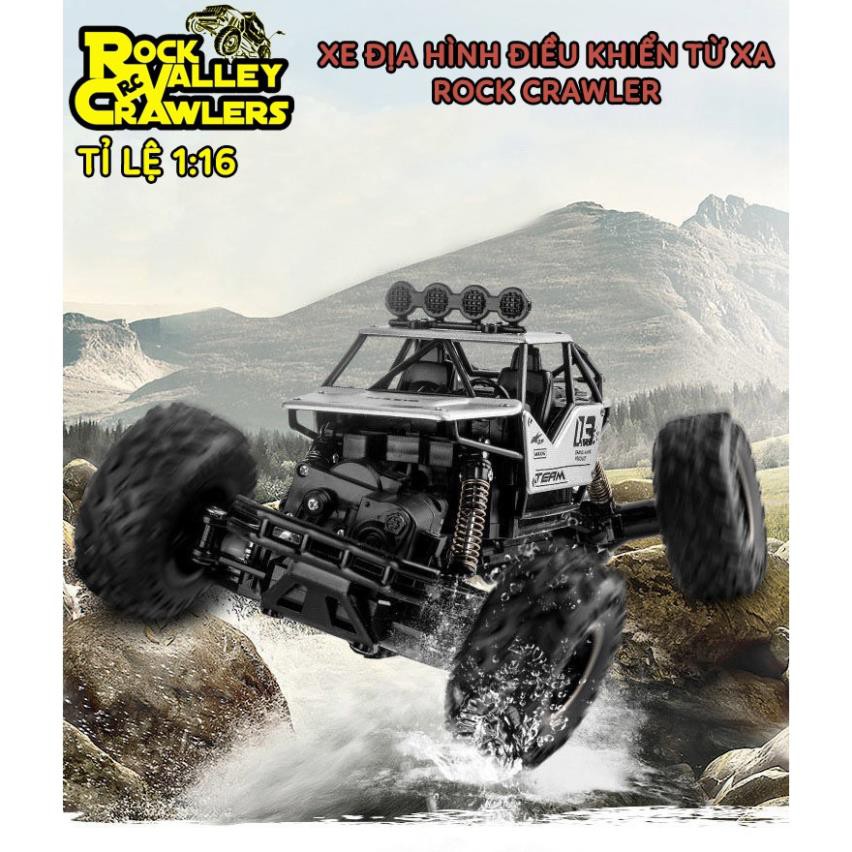 [HOT 2021] Đồ Chơi Ô Tô, Xe Địa Hình Điều Khiển Từ Xa Rock Crawler 2 Cầu, Món Quà Ý Nghĩa Mẹ Dành Cho Bé