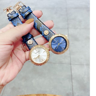 Đồng hồ nữ dây da Versace dây dẹt ôm tay vs405 sang trọng