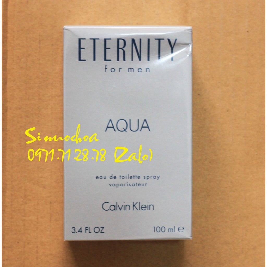 Nước Hoa Nam Calvin Klein CK Eternity Aqua 100ml