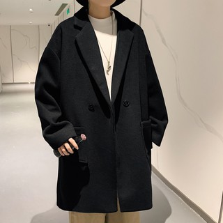 [HÀNG SẴN] Áo khoác dạ nam dáng dài, măng tô thanh lịch thời trang Hàn Quốc-AKD02