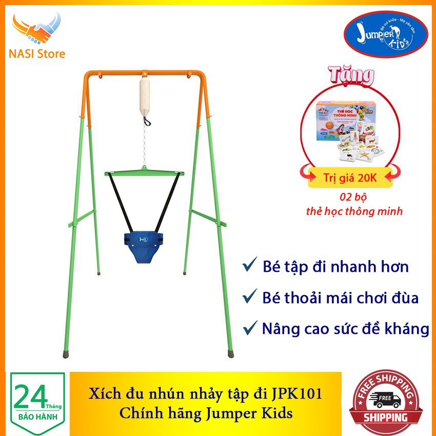 [Voucher Giảm Ngay 50K] xích đu nhún nhảy tập đi cho bé Jumper Kids JPK101 bảo hành chính hãng đến 2 năm