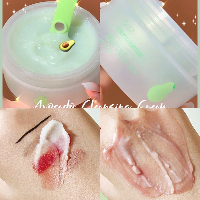 Sáp tẩy trang quả bơ QISE Avocado Purifying Cleansing Balm làm sạch sâu dịu nhẹ dưỡng ẩm sáng da