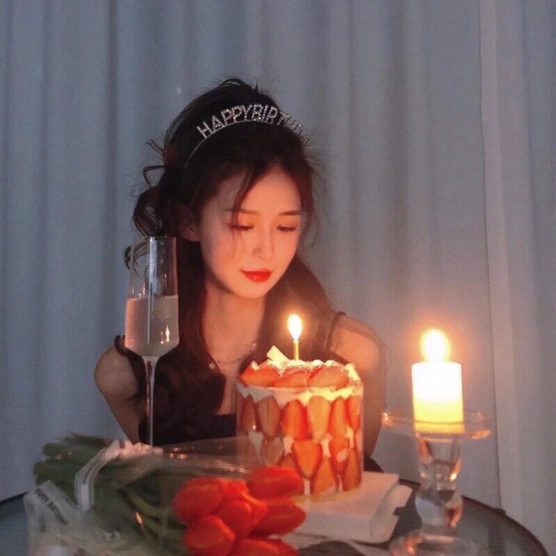 Bờm đính đá Happy Birthday phụ kiện chụp hình sinh nhật sang chảnh, băng đô cài tóc Happy Birthday