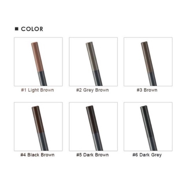 Chì kẻ mày Thefaceshop 2 đầu Designing Eyebrow Pencil | BigBuy360 - bigbuy360.vn