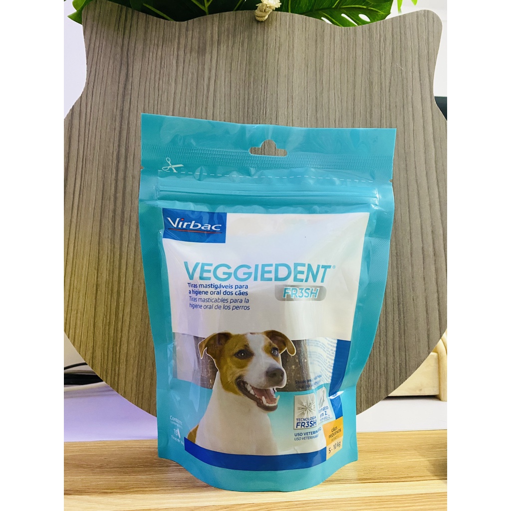 Virbac Veggiedent Fresh 240g - Hỗ Trợ Làm Sạch Răng Cho Chó